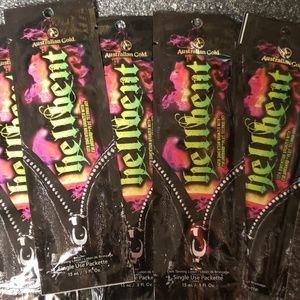 Hellbent Tanning lotion packetts 5 count